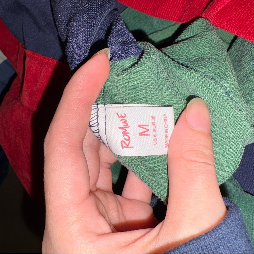 ROMWE Multicolor Button-Up Shirt - Picture 4 of 4